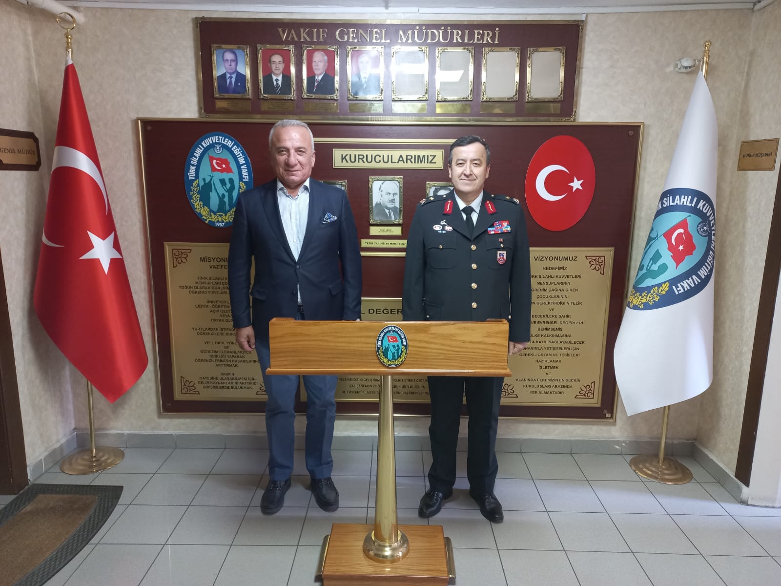 Jandarma TEM Daire Başkanı Tuğg. Sayın Yavuz ÖZFİDAN' ın Ziyareti