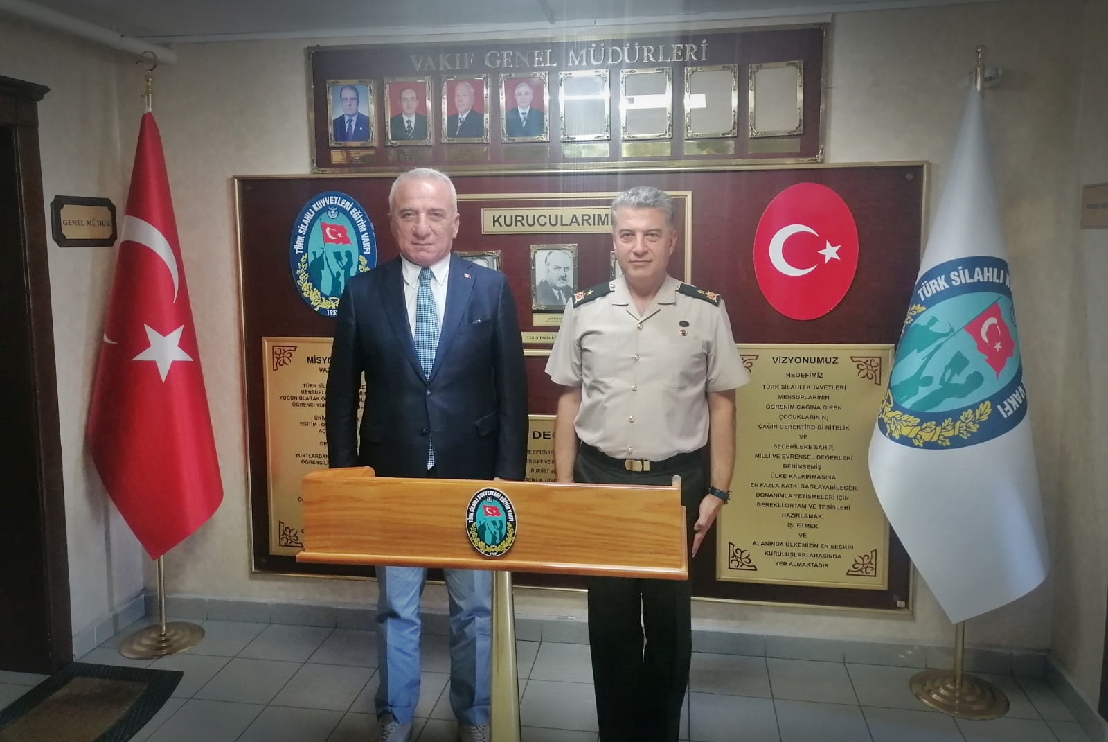 Gnkur.Bşk'lığı. İs.D.Bşk. Tuğg. Sayın Ahmet Hamdi ATAÇ Ziyareti
