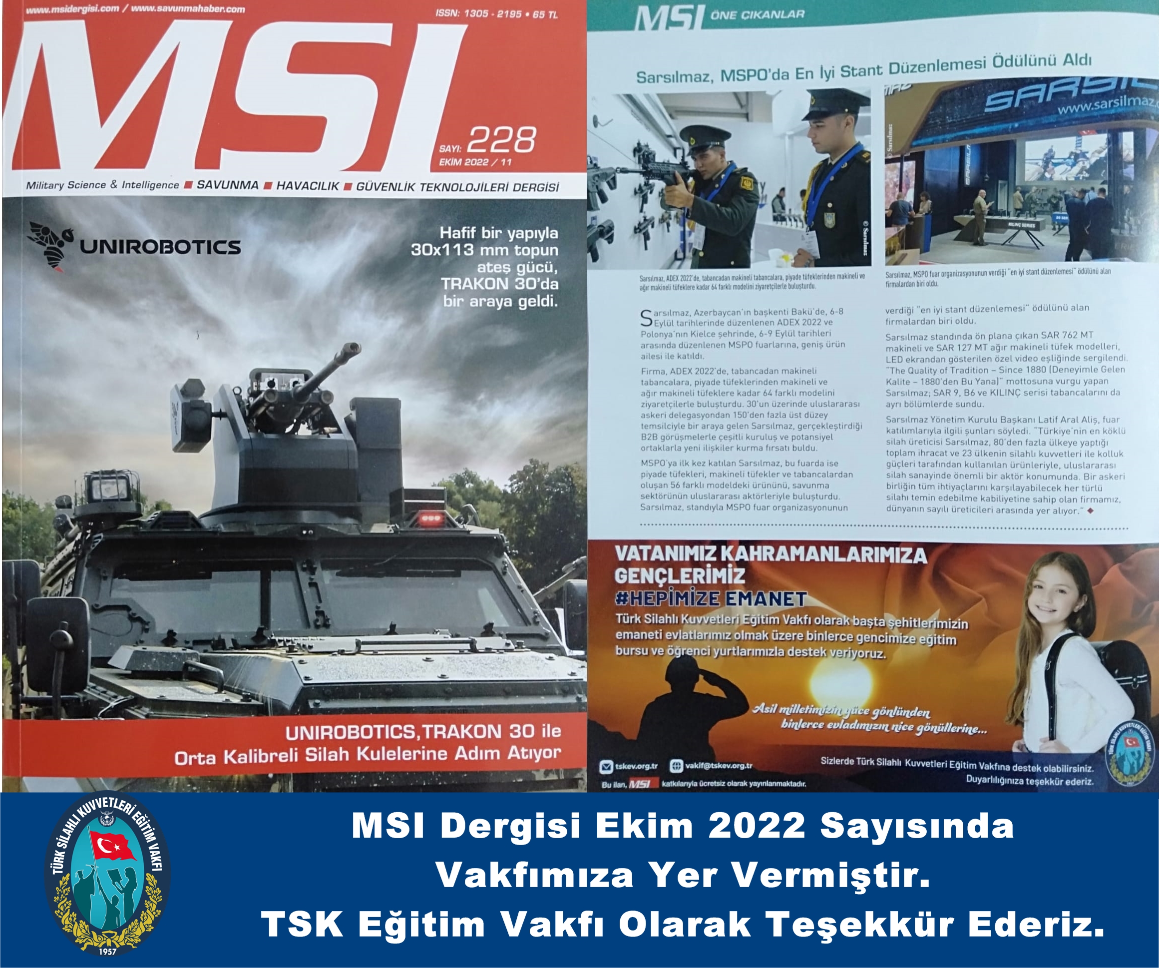 MSI Dergisi Ekim 2022 Sayısı